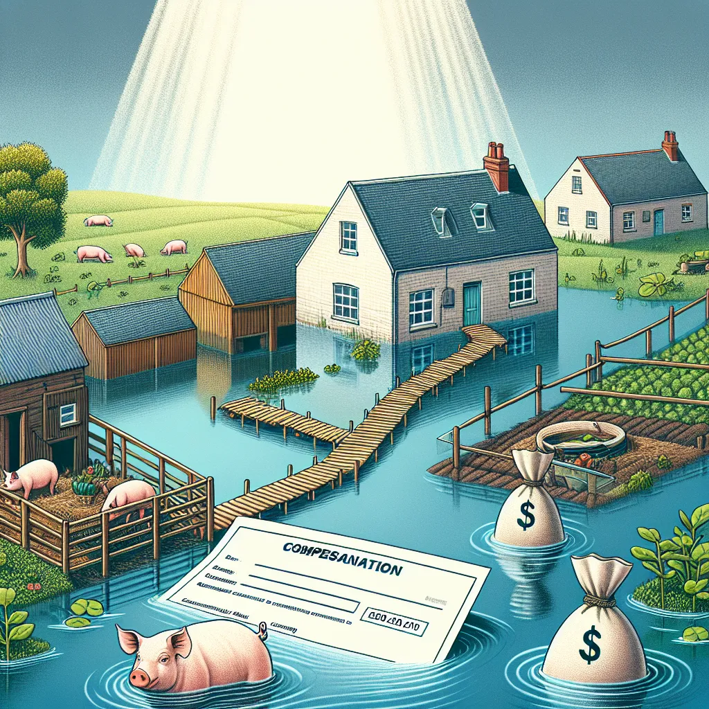 Odzyskaj odszkodowanie po zalaniu chlewni i innych budynków gospodarczych